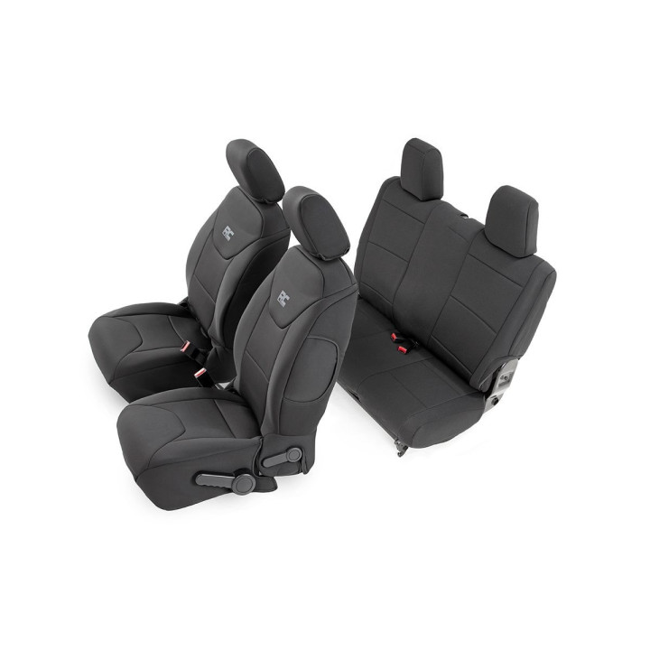 Neopren Sitzbezüge vorne & hinten Rough Country Wrangler 2-Door