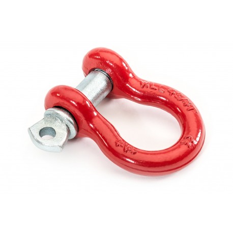 D-Shackle Quadratec 4.5T rot pulverbeschichtet
