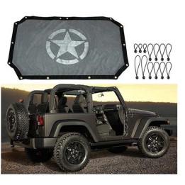 Sonnenschutz mit Army-Star Wrangler JK