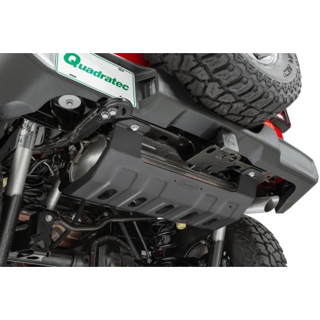 Muffler Aluminium Skidplate Quadratec Wrangler JL