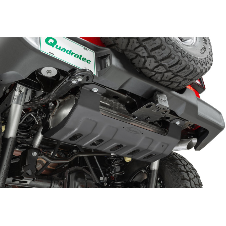 Muffler Aluminium Skidplate Quadratec Wrangler JL