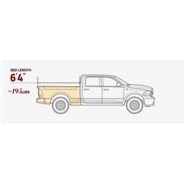 6.4ft Bed (~195cm)