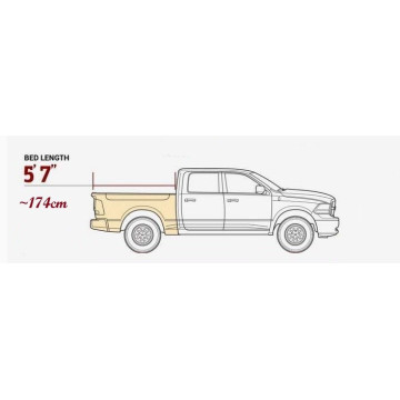 5.7ft Bed (~174cm)